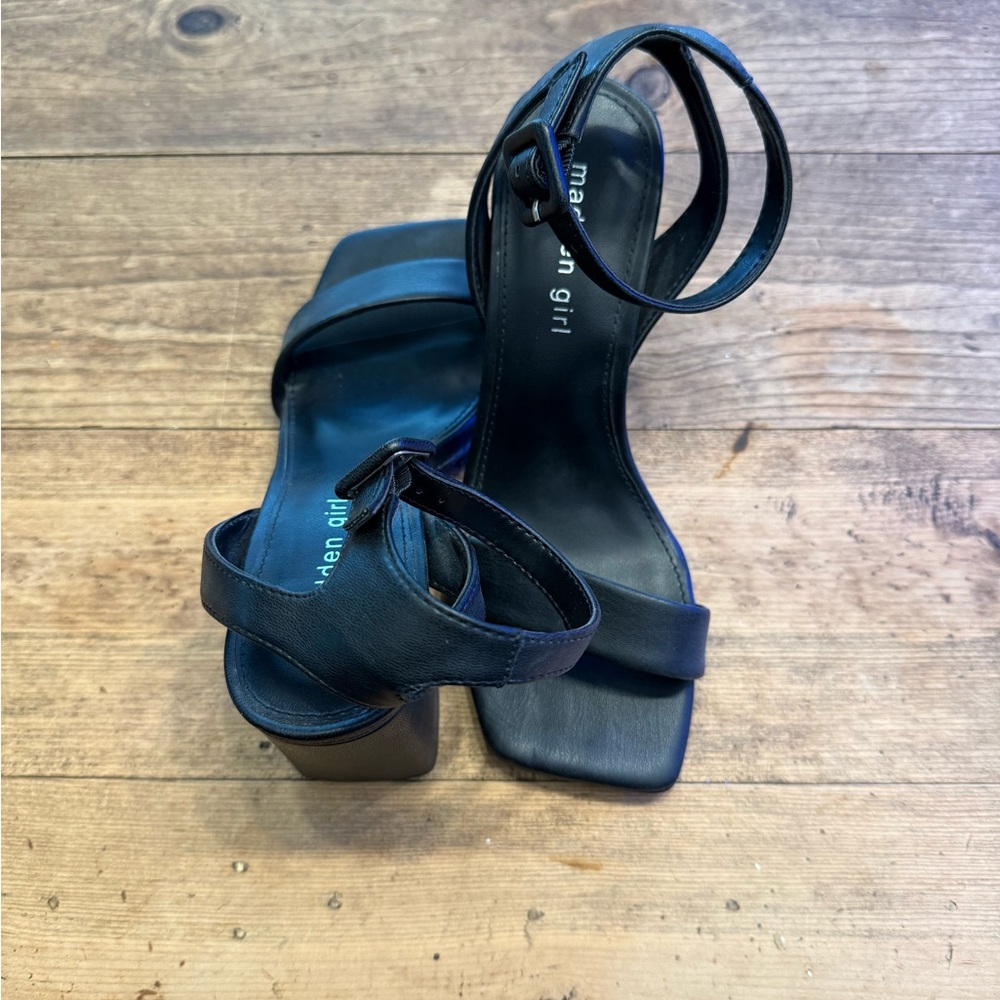 Madden Girl Black Strappy Sandals